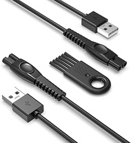 5V 5FT USB Charger Cord Fit for Philips Norelco 2400 2600 3600 3900 5400 5000X 7200 i9000 Wet & Dry 