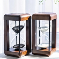 [Toronto2]  ABLJ Large Premium Walnut Hourglass,60 Minutes Sand Timers,Hour Glass With Sand Timer Fo