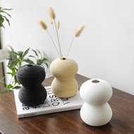 Nordic Simple Morandi Color Ceramic Vase Decoration Exhibition Hall Model Room Living Room Entrance 