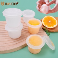 [ Featured ] Stackable Pudding Jelly DIY Cup with Lid / Baby Complementary Food Making Tray / Summer Fruit Popsicle Freezing Box / Easy-Demoulding Icy Cubes Mold