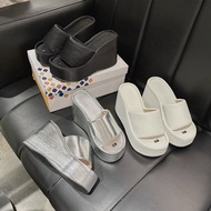 N3 Super cute soft leather boat sandals with puffy straps, 10 cm high - Bonita Shoes BM264