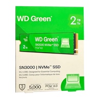Western Digital 2TB WD Green SN3000 Gen4 NVMe M.2 2280 SSD (5000MB/s), WDS200T4G0E