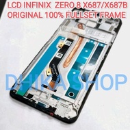 Lcd Touchscreen Infinix Zero 8 X687/X687B Original 100% +Frame