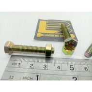 M6 X 35 Nut Bolt 3.5cm/ Key 10 Yellow BMK M6x35 M6 Screw Bolt and Nut