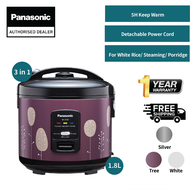 Panasonic SR-JP185 Rice Cooker 1.8L 3-in-1 SR-JP185WSK