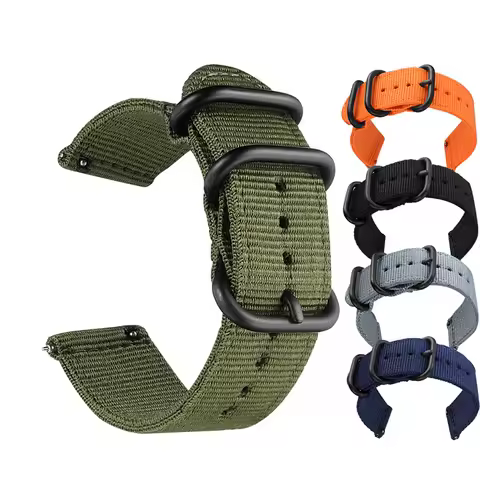 Watch Band for Garmin Vivoactive 3 /Vivoactive 4 4S/Forerunner 645 245m Nylon Strap Watchband Access