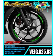 R25 Rim STICKER CUTTING STICKER Rim CUTTING Variation R25 Tire Trim/VELG 03