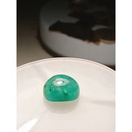 Batu Zamrud 4.40 carat CABOCHON Cut  COLOMBIA Green Emerald BERYL+ IKAT CINCIN.