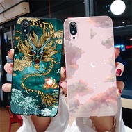 Vivo Y1S / Vivo 2015 Dragon Pattern Jelly Silicone Soft Case VivoY1s Vivo2015 Phone Casing