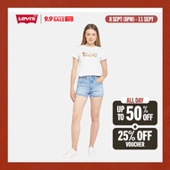 Levis® Womens 501® Original High-Rise Jean Shorts 56327-0475 wb