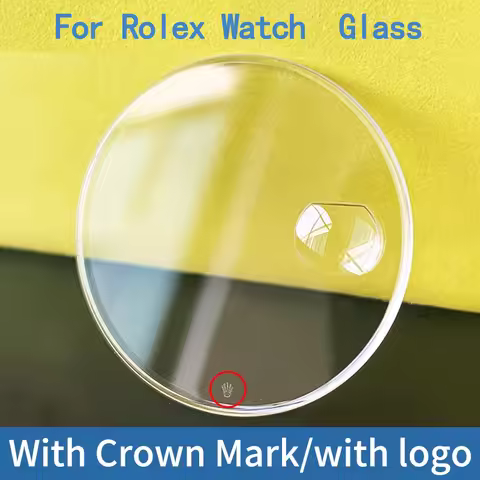 For Rolex Sapphire Crytal16570 216570 226570 116200 116234 116233 Date Window Grooves With Logo Anti