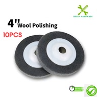 10Pcs Nylon Fiber Polishing Wheel 4"/ Sanding Buffing Disc/Polish Pad Abrasive Wheel Mata Polish