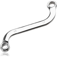 S-Style Box Wrench Metric 10mm x 11mm 12-Point Double End S-Shaped Ratcheting Wrench S Box Wrenches 