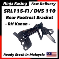 ( RH Kanan ) Yamaha SRL115 Fi Lagenda115 Fi / DVS 110 DVS110 Rear Footrest Bracket Step Holder Stay 