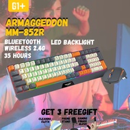 Armaggeddon MM 852R Dual Mode Wireless Keyboard Mouse Combo Bluetooth | Wireless 2.4G