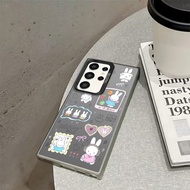Rabbit Element Simple Cute Phone Case Suitable for Samsung S25ULTRA S23ULTRA S25 S24 S23 S22 PLUS A1