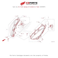 Front Turn Signal Light (F-37-10-C) HONDA Vision 110 (2023) Parts Catalog