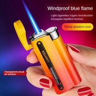 Butane Lighter Gas Lighters Torch Cigarette Smoking Accessories Windproof Unusual Gifts For Men Free