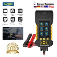 AUTOOL BT880 Car Battery Tester With Printer 8-30V Battery Test &amp; Cranking Test Start Test &amp; Charging Test &amp; Max Load Test