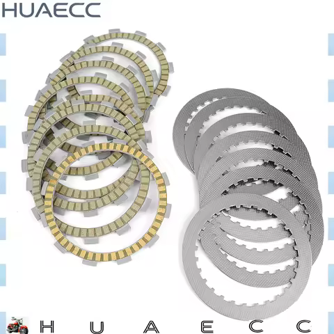 Clutch Friction Steel Plates Disc for Suzuki GR650 D GR 650 XD 1983-1984 21442-37400 21442-37401 214