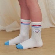 CACO-MIT Big-Eared Dog Contrast Color Socks ‧ Parent-Child Style-Child [L3SA018]