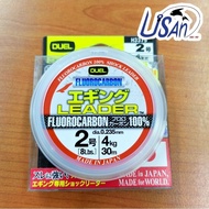 DUEL 100% FLUOROCARBON LEADER #made in Japan Perambut Pancing Leader