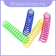 Large Colorful Plastic Spring Jumping Toy For Cats 17g Weight Random Pieces/pack Color 4