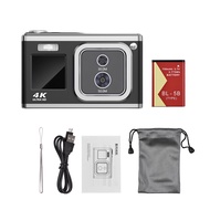 KP-1 New 4K Digital Camera CCD50 High-Definition Dual Screen 16x Optical Zoom CCD Camera Selfie Beau