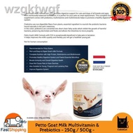 {stock}☫☒Petto Goat Milk Multivitamin &amp; Prebiotics / Formula with GLUCOSAMINE 250/500g-For Cats &amp; Dogs