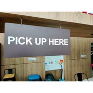 Business Sign | Order Here Sign | Counter sign Cashier Sign I Restaurant Cafe Coffee Shop