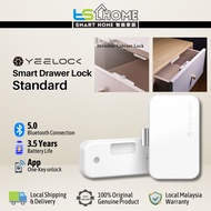 Yeelock Smart Drawer Cabinet Lock Version E Thumbprint Keyless Bluetooth Works With APP Unlock ZNGS0