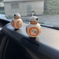 Ready Stock Genuine Star Wars BB-8 Robot R2-D2 Robot Car Decoration Super Cute Model Decoration Figu