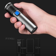 original ready STOCK✨USB Rechargeable Flashlight Powerful Multifunction Mini Portable Torch Light 18650 Battery