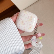 For huawei freeclip2 new earphone cover cartoon small floral cat freebuds6i bluetooth wireless prote