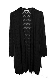 Annebra Nightwear เสื้อคลุมแอนบรา สีดำ - Black (AN8-623)