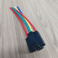 Relay socket car 5 pin relay socket 12V 24V (87/87A) relay socket connector horn relay lampu relay s