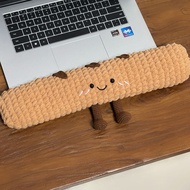 Cute Keyboard Baguette Wrist Rest Wool Soft Homemade Gift for Boyfriend Wrist Pad Woven Material Pac