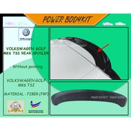 Volkswagen Golf MK6 TSI Rear Spoiler Material Fiber (FRP)