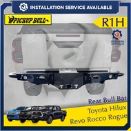 Toyota Hilux Revo 2016-2024 Rear Bull Bar Besi Revo Rear Bull Bar Rogue Bull Bar Besi Belakang R1H