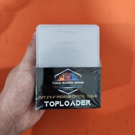 Toploader 3" x 4" 35PT contains 25 pcs TBG