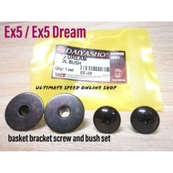 EX5 / EX5 DREAM TOOL BUSH / EX5 SCREW BATTERY COVER / BASKET SCREW SET