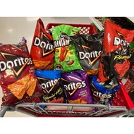 Snacks Imported Snacks US Fritolay Doritos Tortilla Chips 198 Gr Nacho Cheese, Cool Ranch, Spicy, Fl