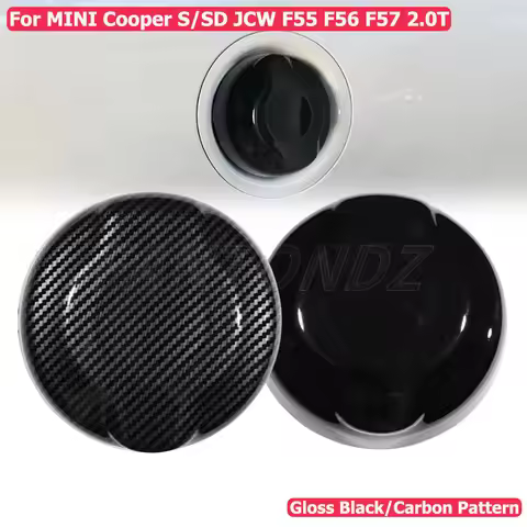 Car Fuel Tank Cover Decoration Sticker For MINI Cooper S/SD JCW F55 F56 F57 2.0T Auto-Styling Gloss 