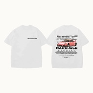 UnisexMen's 100% Cotton T-shirt Sports Car Print Short Sleeve Unisex Style PORSCHE 993 Turb