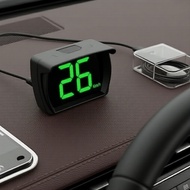 Car Digital HUD Display, GPS Speedometer Projector, Universal km/h Meter, Large Font, Auto Electroni