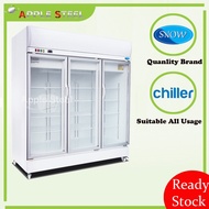 SNOW 3 DOOR DISPLAY UPRIGHT CHILLER & FREEZER 1414L / LY1500BBC-H /