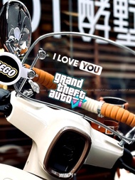 R Star Car Sticker Grand Theft Automobile GTA6 Game Logo Car Reflective Sticker Motorcycle Electric 