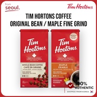 Tim Hortons Coffee Original Whole Bean/Maple Fine Grind 300g | Coffee Beans, Ground Coffee