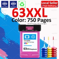 Compatible for HP 63 Ink Cartridge HP 63XL HP63XXL HP 63 Black Ink HP 63 Color Ink GP 63 Cartridge f