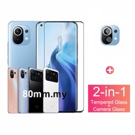 Xiaomi Mi 11 Mi11 Lite 5G Tempered Glass Screen Protector For Xiaomi Mi 11 Ultra 5G Poco F3 M3 Pro Redmi Note 10 9T 9 9s Pro Full Coverage Screen Protector Glass Film